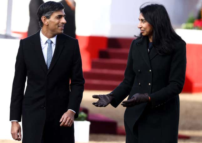 Rishi Sunak and Suella Braverman