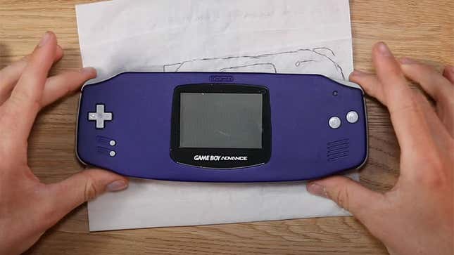 A very wide Game Boy Advance