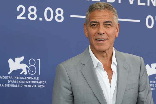  George Clooney bei den 81. Internationalen Filmfestspielen von Venedig 2024. Fototermin von Wolfs (Lobos). Venedig (Italien), 1. September 2024.