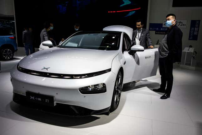 Image for article titled Tesla is facing major competition in China. Here are its biggest rivals