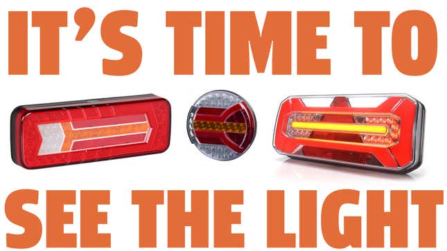 Image for article titled America Is Sleeping Through A Golden Age Of Utility Taillight Design While Germany Thrives