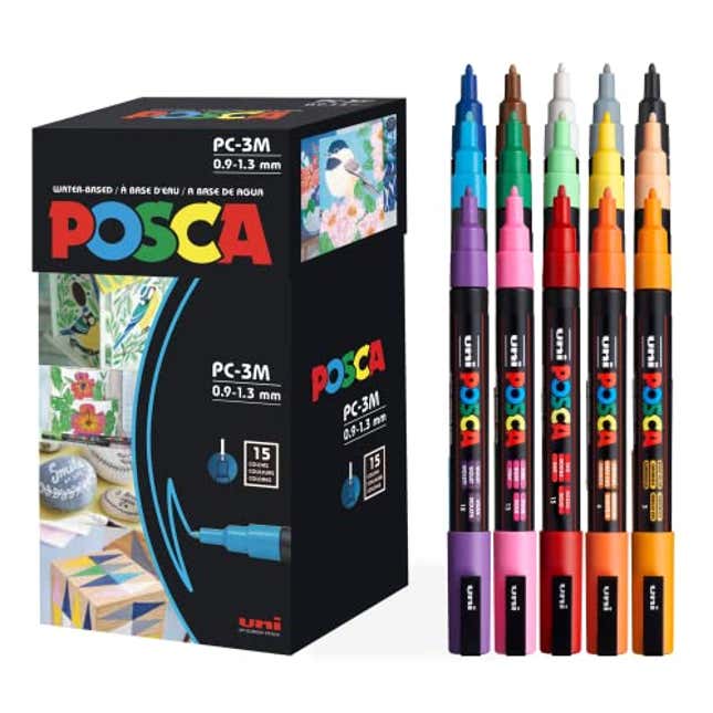 Image for article titled 15 Posca Paint Markers, Now 35% Off