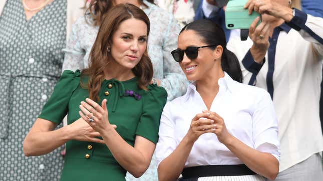 Image for article titled Between Conspiracy Theories And Loss Of Privacy, Is Kate Middleton Getting The Meghan Markle Treatment?