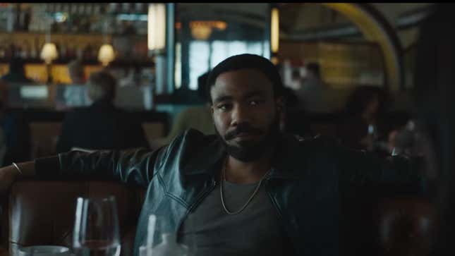 Image for article titled Can Awkward Donald Glover Match Brad Pitt&#39;s Sexy in the New &#39;Mr. &amp; Mrs. Smith&#39; Remake?