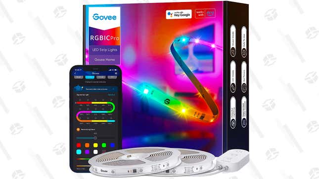 Govee RGBIC 16&#39; Strip Lights | $20 | Amazon | Clip Coupon
Govee RGBIC 33&#39; Strip Lights | $35 | Amazon | Clip Coupon