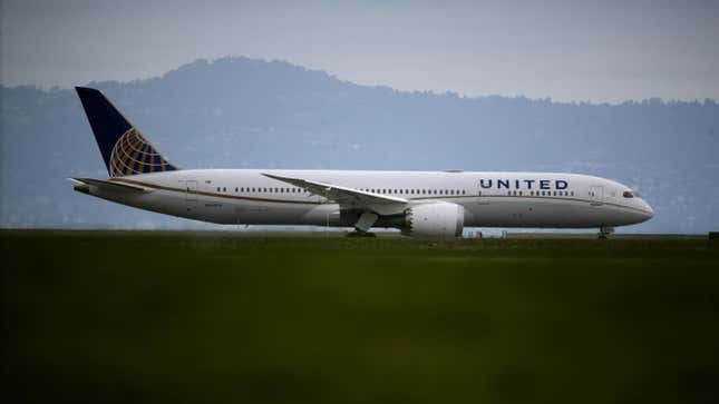 Un avion de United Airlines