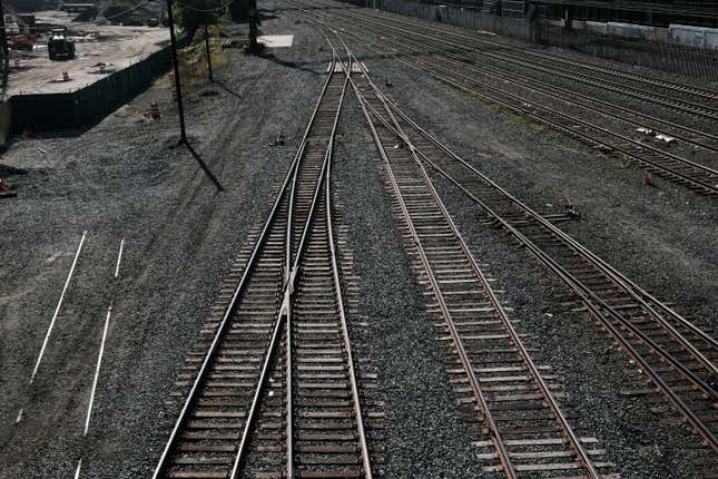 A CSX railyard in California