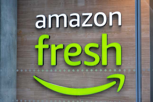 Amazon Fresh in London, United Kingdom.