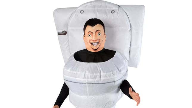 An image shows the Skibidi Toilet outfit. 