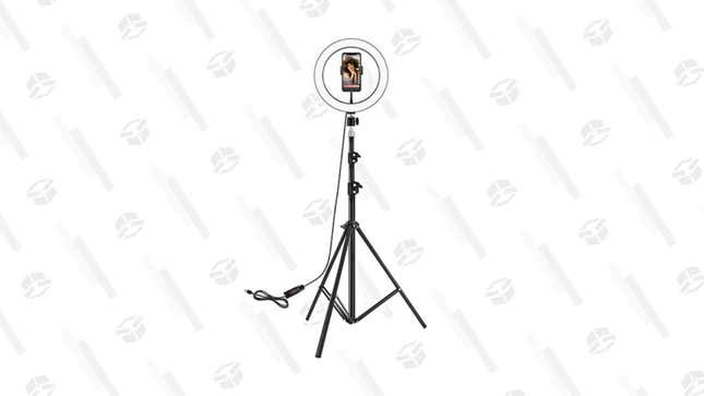   Ergopixel 6.8ft Tripod with LED Ring Light | $60 | StackSocial 