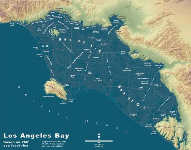 Image for article titled Your world, underwater: Here’s what US cities will look like after global warming