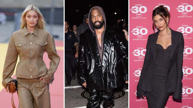 Image for article titled Gigi Hadid, Hailey Beiber Defend Vogue Editor Who Criticized Kanye’s ‘White Lives Matter’ Shirts