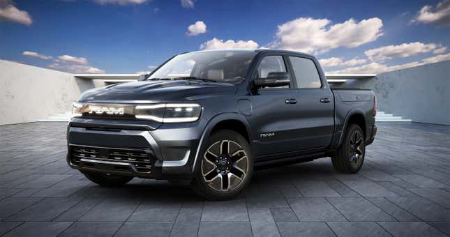 Der 2025 Ram 1500 Ramcharger wird Stellantis‘ erstes vollelektrisches Fahrzeug sein, das in den USA hergestellt wird.