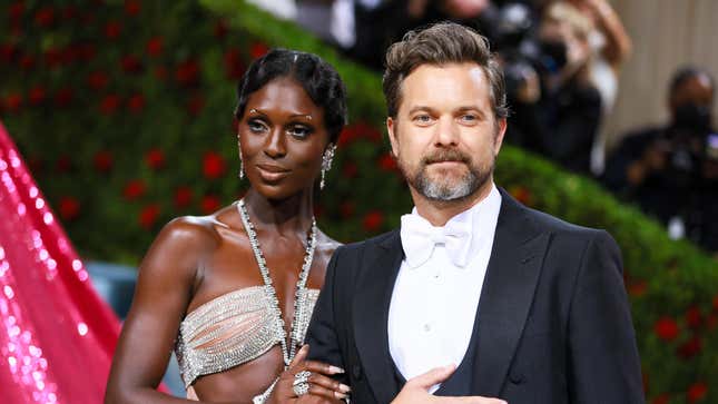 Jodie Turner-Smith, left and Joshua Jackson attend The 2022 Met Gala on May 02, 2022 in New York City.