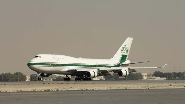 Saudi Prince Alwaleed bin Talal bin Abdulaziz al Saud’s Private Boeing 747-400