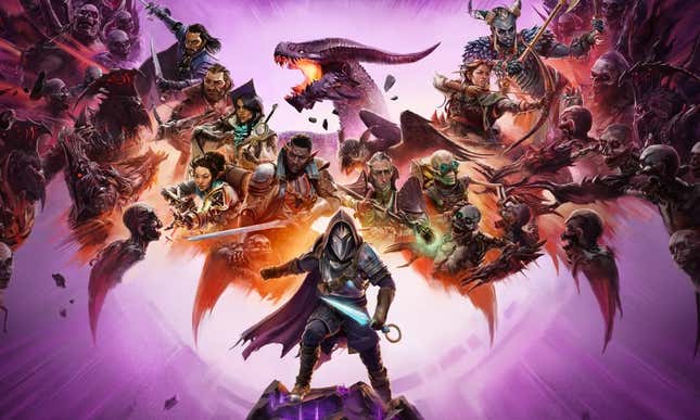 The cover of Dragon Age: The Veilguard.