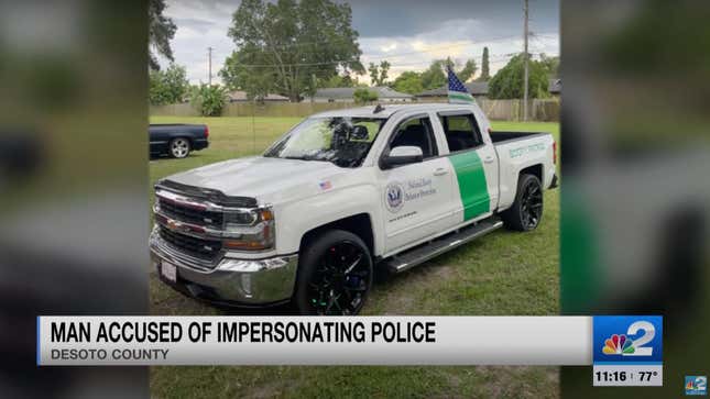 Screenshot of the news report on the Booty Patrol truck