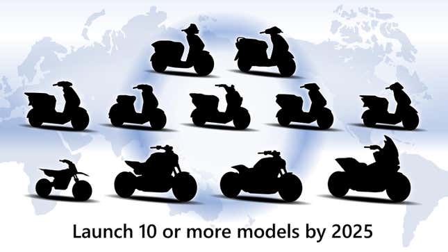 Image for article titled Honda’s Electric Motorcycle Timeline Seems Impossible