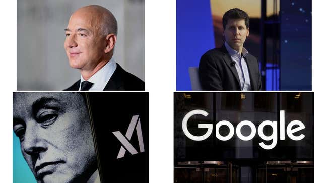 Imagen para el artículo titulado Jeff Bezos y Sam Altman reciben pagos, Elon Musk enemistades, y Google banca a Gemini: resumen de noticias de IA