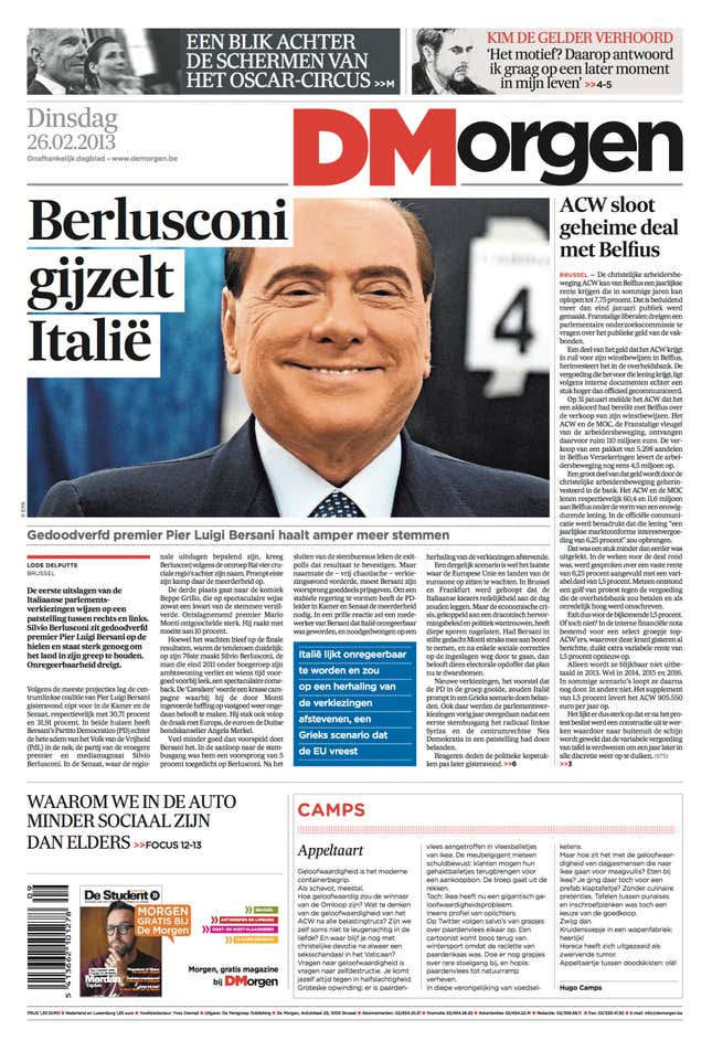 De Morgen Berlusconi