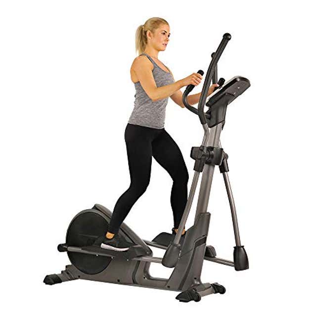 Image for article titled Sunny Health &amp; Fitness Programmable Electro-Magnetic Elliptical Cross Trainer Exercise Machine, Now 17% Off