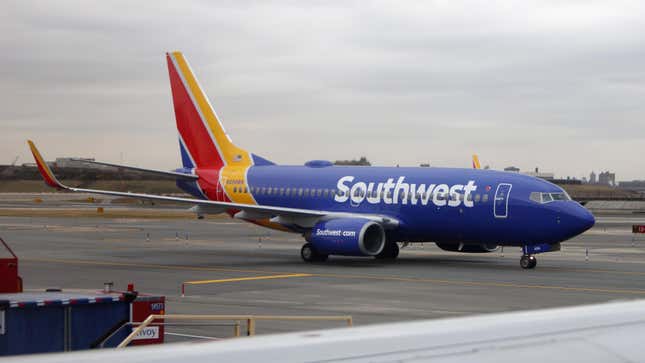 Un avion de Southwest Airlines