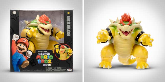 The Super Mario Bros. Movie – 7” Feature Bowser with Fire