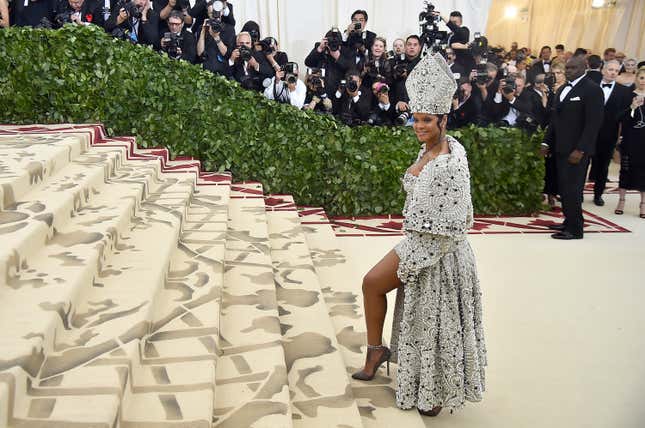 At 2018 Met Gala