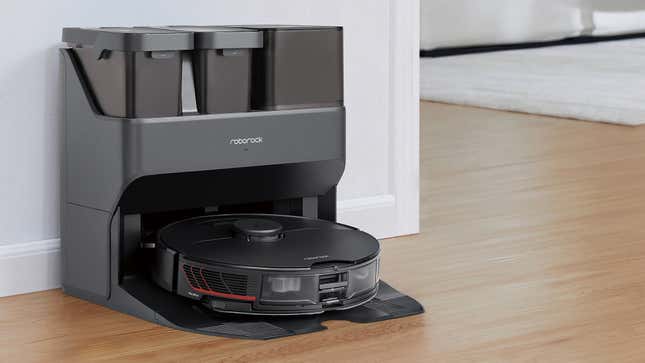 Image for article titled This Robot Vacuum&#39;s Charging Dock Cleans Its Mopping Head for You