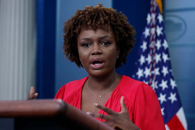 White House Press Secretary, Karine Jean-Pierre