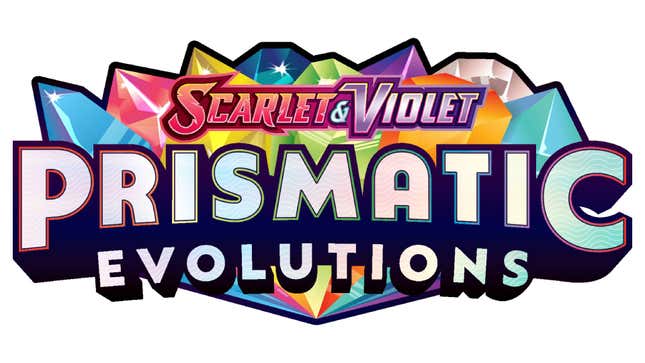 The Prismatic Evolutions logo.