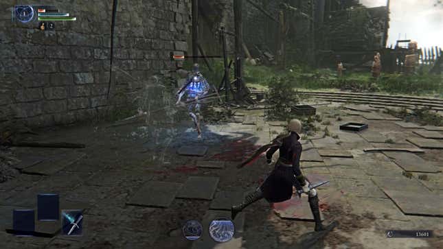 The Duchess attacks an enemy with a phantom version of herself.