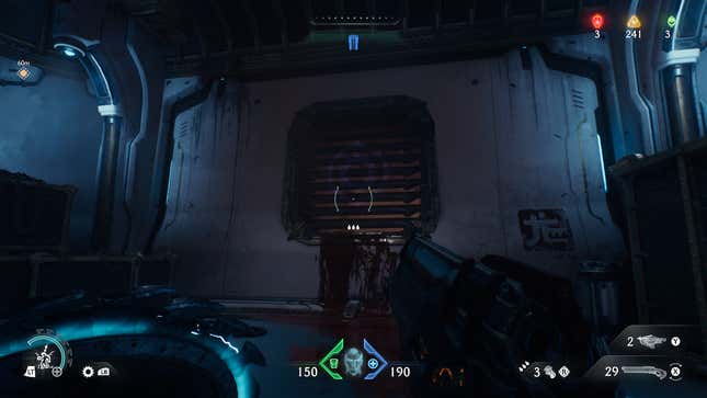 The player looks at a key location.