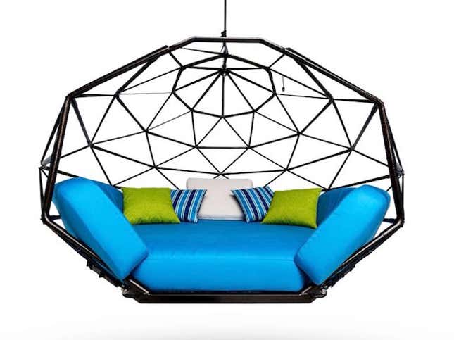 Image for article titled This part-hammock, part-bed geodesic dome will elevate your summer lounging