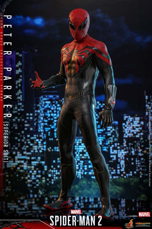 Image for article titled Hot Toys&#39; Latest Spider-Man 2 Figure Is Literally Superior