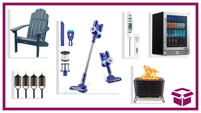 Kickstart your summer with major sales on must-haves like cordless vacuums, patio furniture, and household linens. 