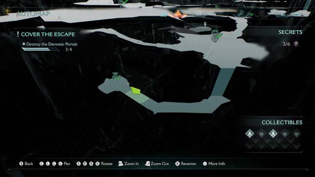 A screenshot on a map shows a location in Doom.