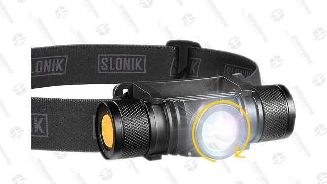 SLONIK Rechargeable Headlamp | $30 | Amazon