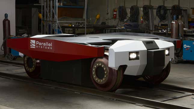 A prototype Parallel Systems train.