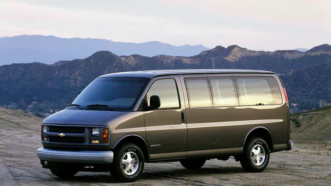 A photo of a Chevrolet Express Van. 