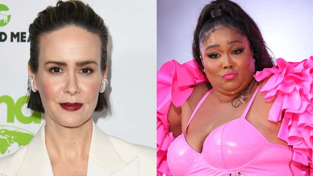 We'd Like To See More Of Lizzo's Chaotic TikToks With Sarah Paulson