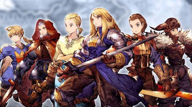 Final Fantasy Tactics' characters await their PC port. 