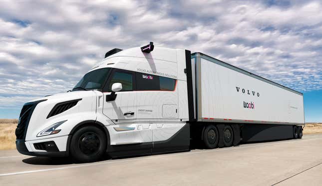 Volvo plans to integrate self-driving technology firm Waabi’s software into its VNL Autonomous trucks. 