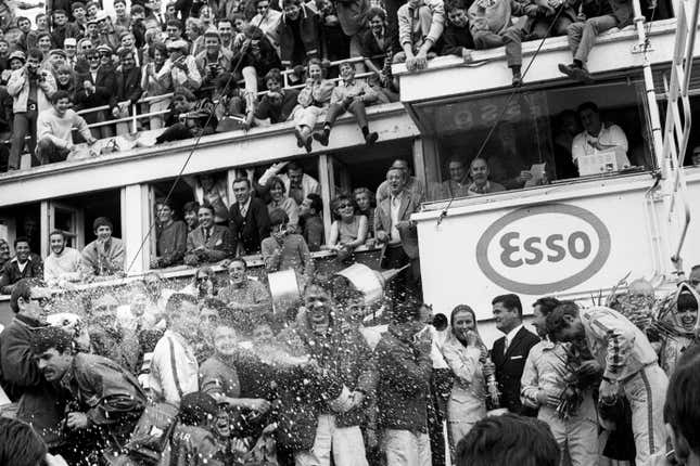 Dan Gurney, A J Foyt, Jo Siffert, Rainer Schlegelmilch, 24 Hours of Le Mans, Le Mans, 11 June 1967