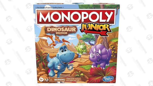 Monopoly Junior Dinosaur Edition | $17 | Amazon