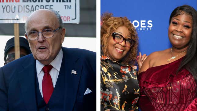 Image de l'article intitulé Rudy Giuliani pourrait avoir de sérieux ennuis pour ne pas avoir payé les employés noirs des bureaux de vote en Géorgie