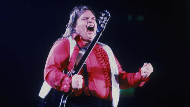 Meat Loaf performing, circa 1977.