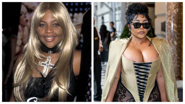 Lil Kim, 1998; Lil Kim, 2024.