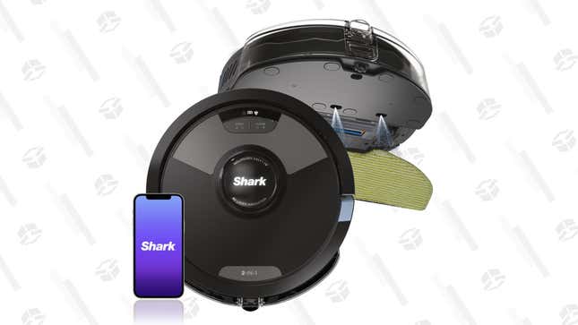 Image for article titled Leave No Spots Missed With the 2-in-1 Shark Vacuum & Mop Robot for Up to $200 off