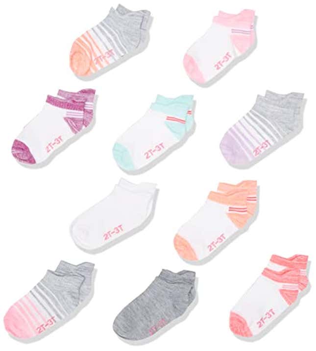 Image for article titled Hanes baby girls Heel Shield Socks, Now 53% Off